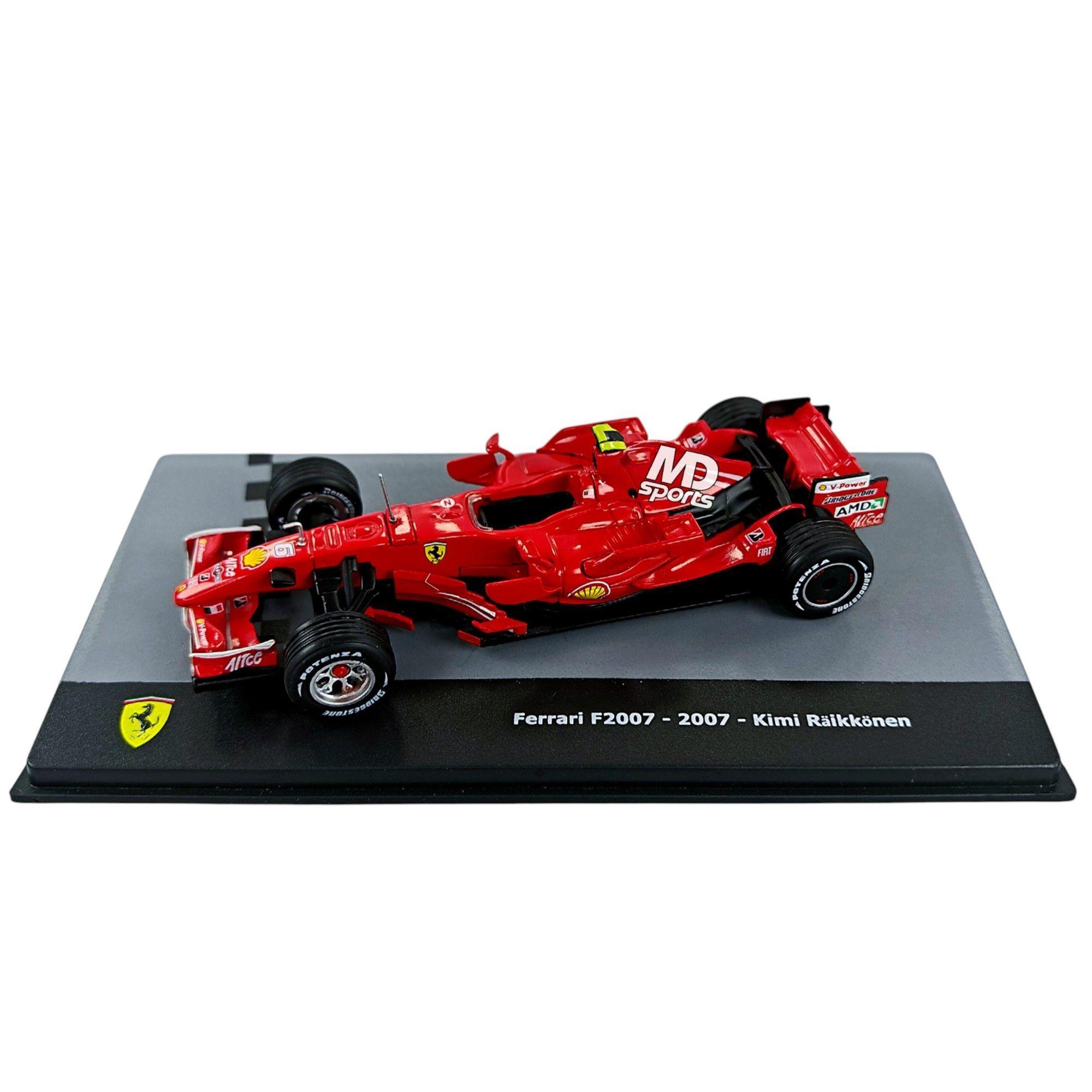 Auto F1 Ferrari F2007 2007 6 Kimi Raikkonen Caja Acrilica IXO 1 43-2