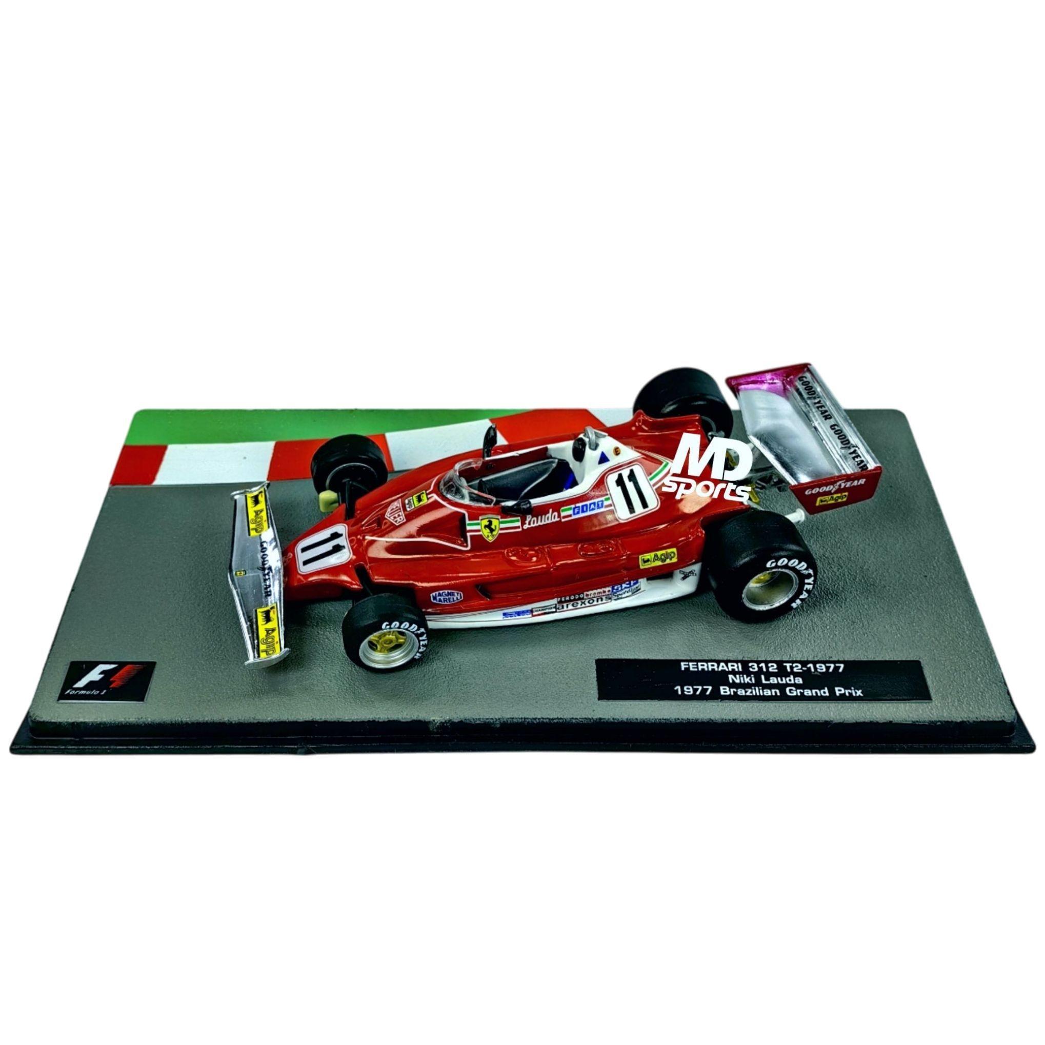 Auto Formula 1 Ferrari 312 T2 1977 Niki Lauda Acrilica 1:43-2