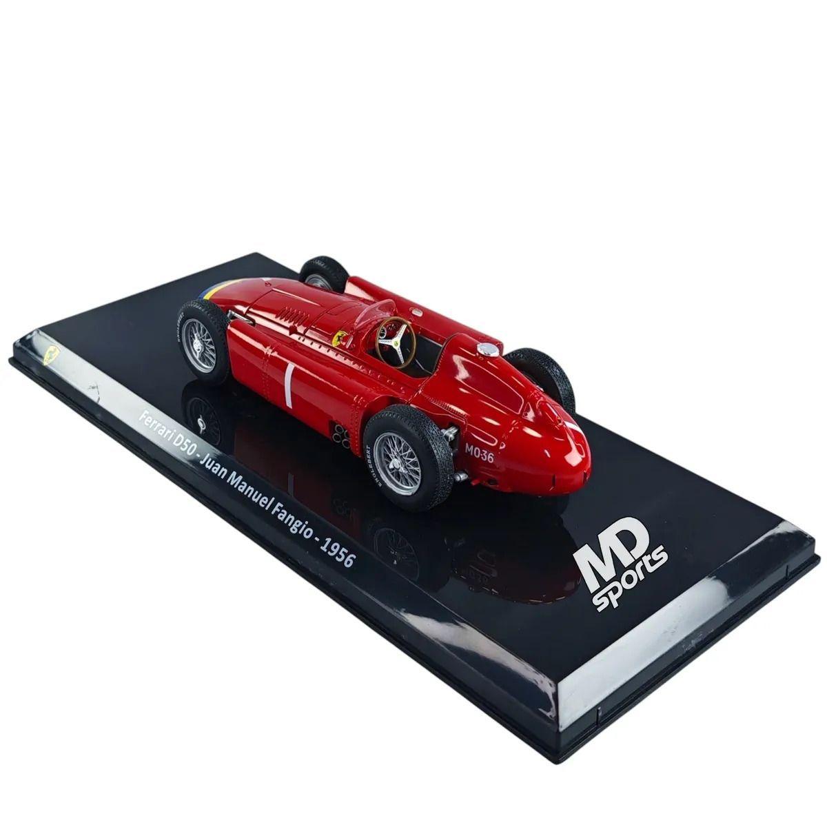 Auto F1 Ferrari D50 1956 1 Juan Manuel Fangio Caja Acrilica Premium Collect 1 24-2