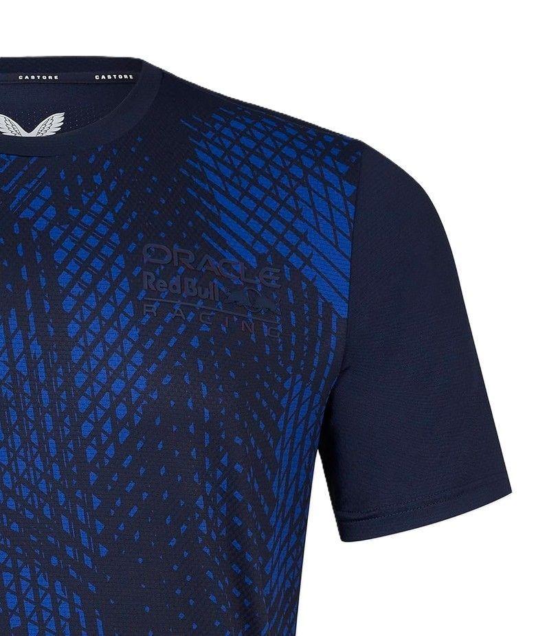 Polera L CASTORE Oficial Oracle RedBull Racing Team Running Tee 2024-2