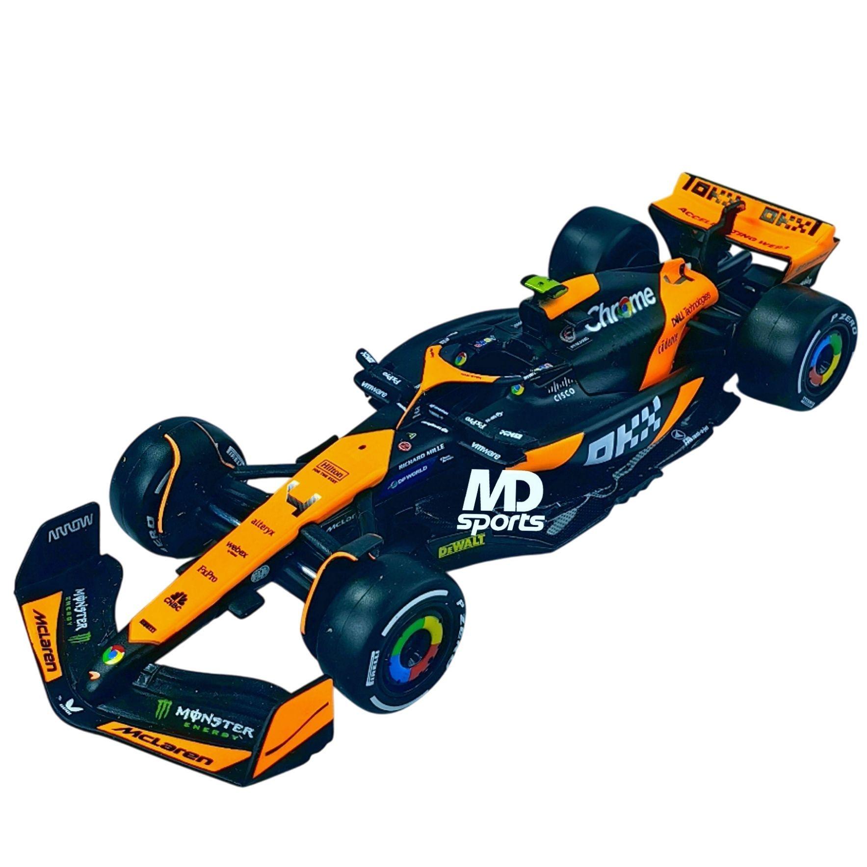 Auto F1 Mclaren Mcl38 GP Miami 2024 #4 Lando Norris Caja Norm 1:43-2