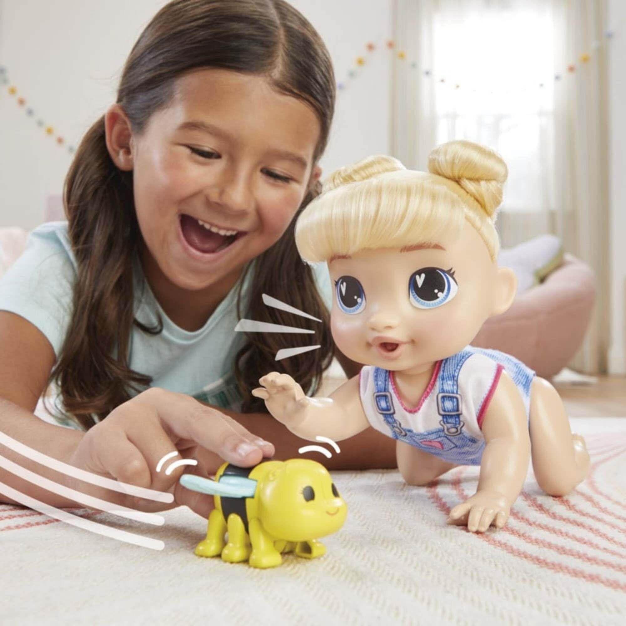 MUÑECA BABY ALIVE GATEA Y JUEGA HARPER HUGS -3