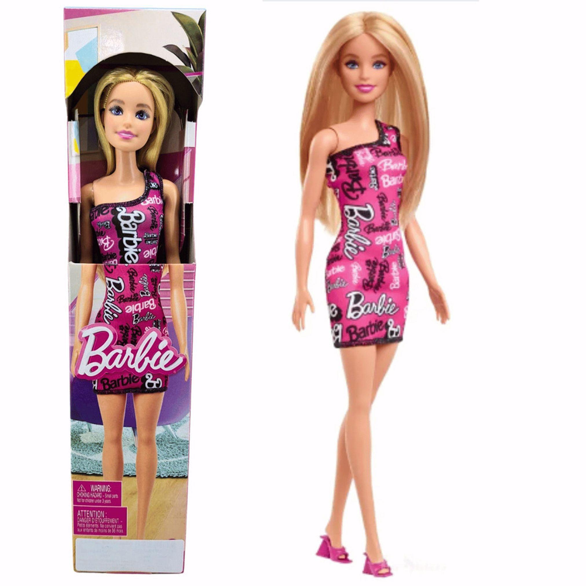 Barbie Fashion & Beauty Muñeca Barbie Vestido De La Marca-0