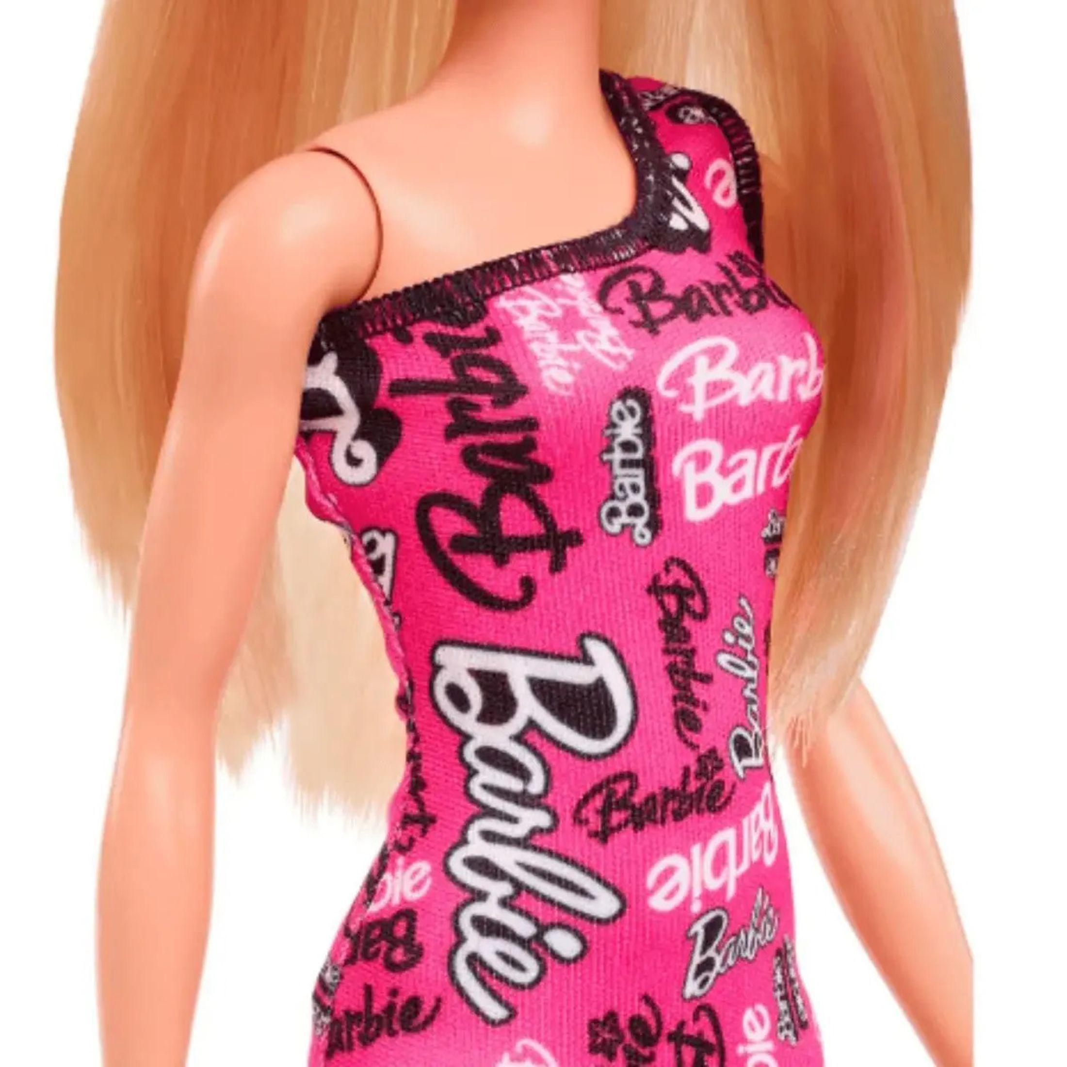 Barbie Fashion & Beauty Muñeca Barbie Vestido De La Marca-3
