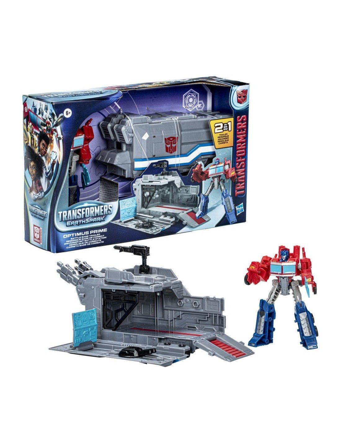 TRANSFORMERS EARTHSPARK OPTIMUS PRIME REMOLQUE COMBATE-5