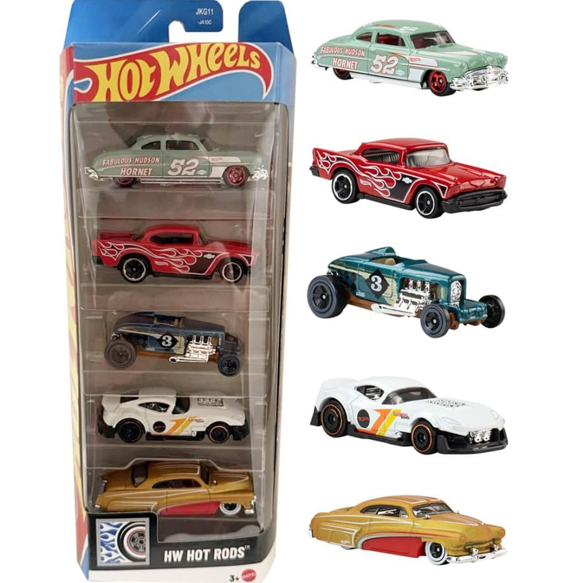 Pack 5 Autos Hot Wheels Hw Hot Rods Escala 1 64-0