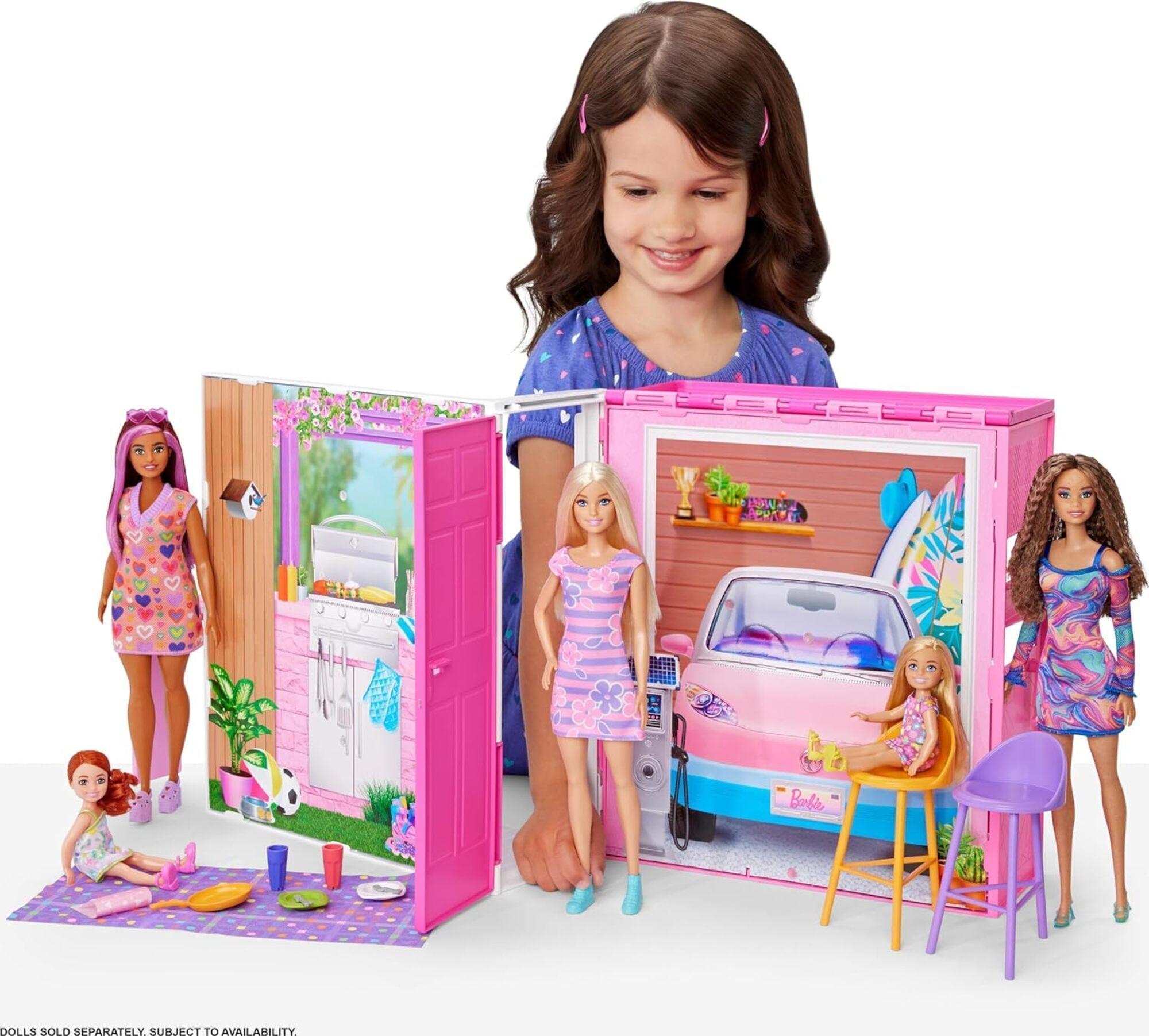Casa De Barbie Glam Con Muñeca Getaway House Loft 360 grados-4