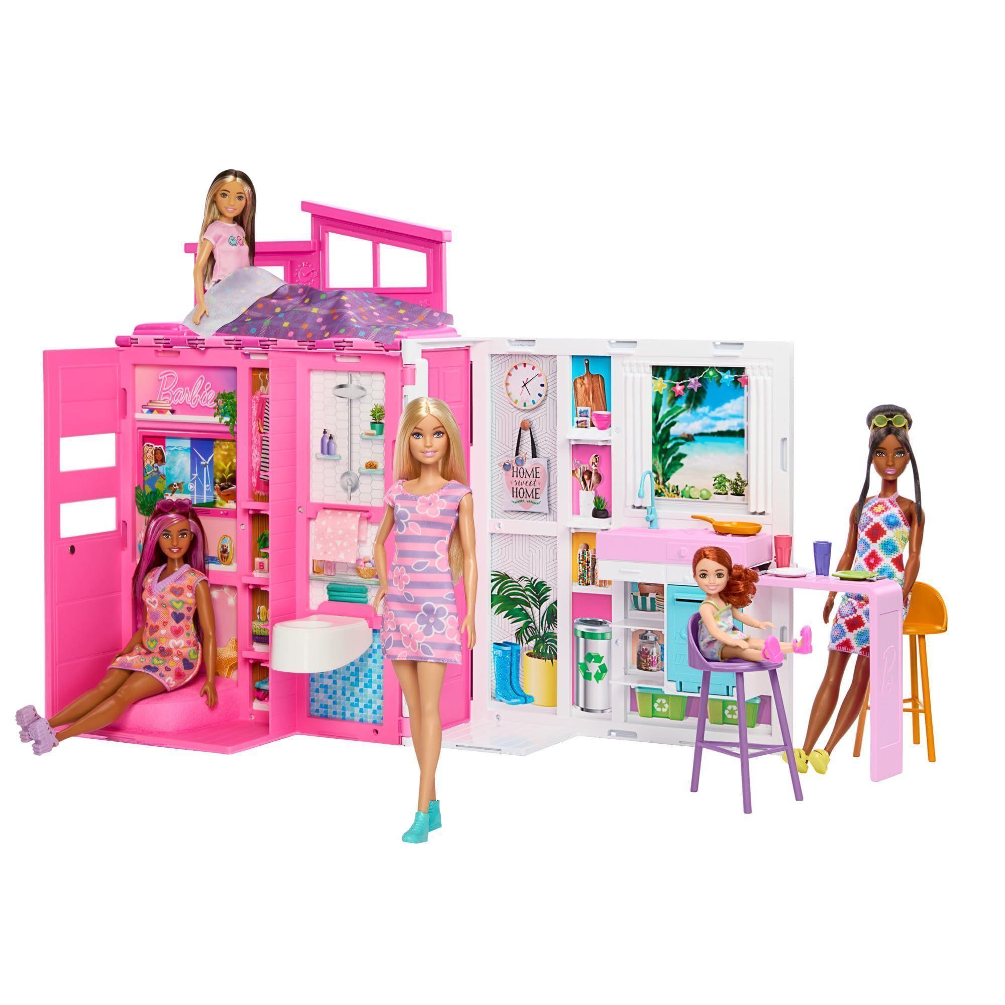 Casa De Barbie Glam Con Muñeca Getaway House Loft 360 grados-5