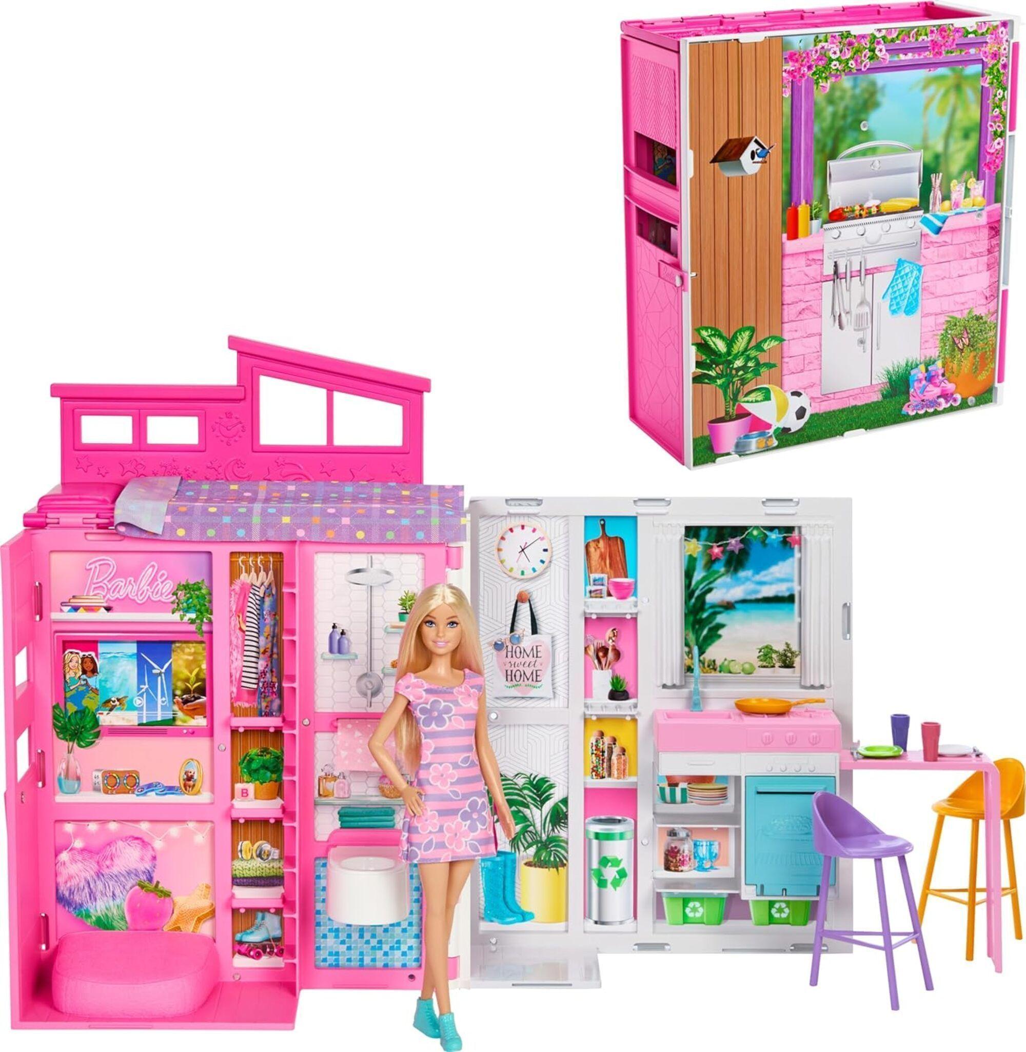 Casa De Barbie Glam Con Muñeca Getaway House Loft 360 grados-6