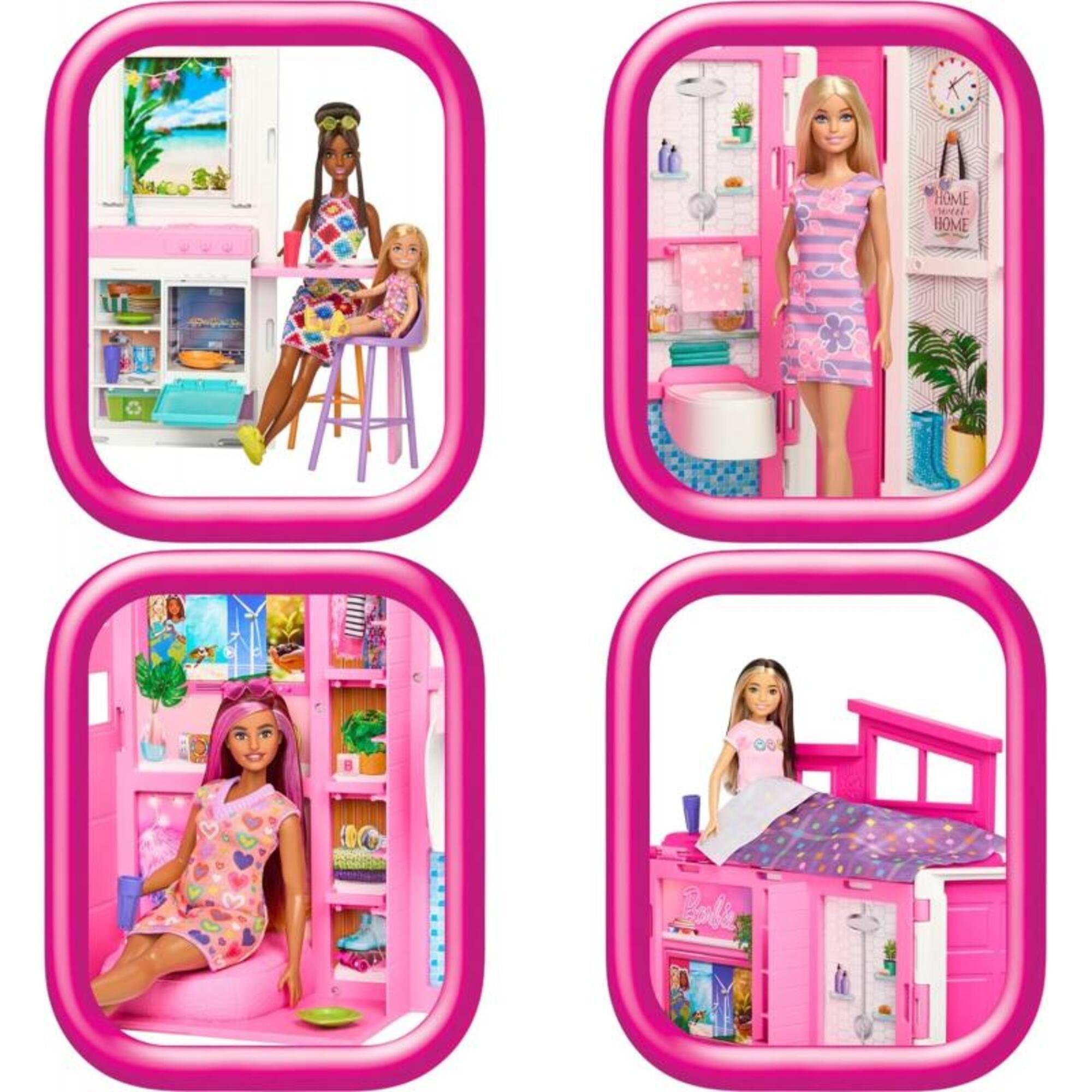 Casa De Barbie Glam Con Muñeca Getaway House Loft 360 grados-7