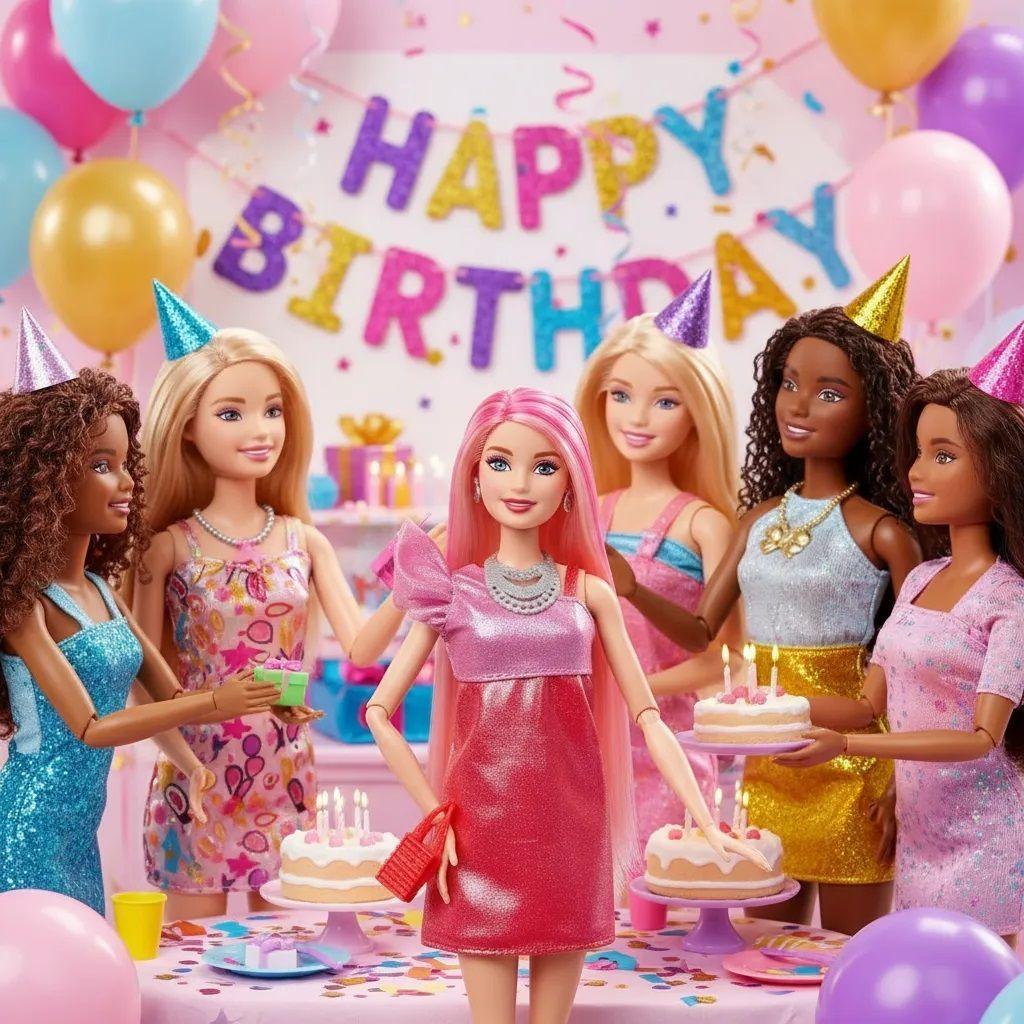Barbie Party Unboxed Glam Vestido Rojo Sorpresa Color Change-7