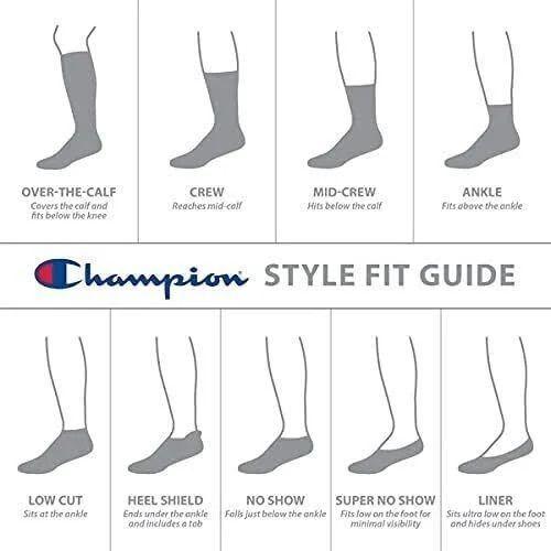 Calcetines Medias Champion 3 Pares Crew 3p Navy-6