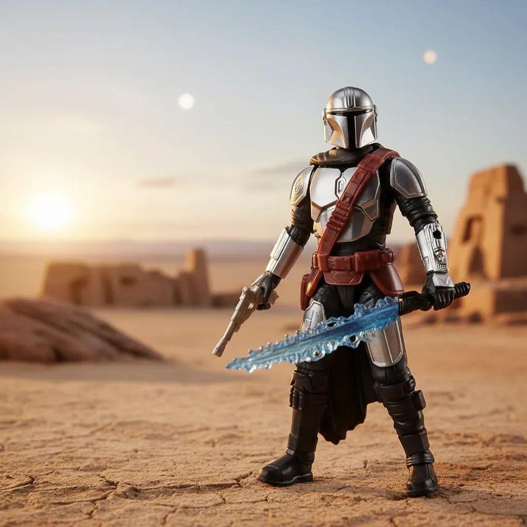 Star Wars Epic World Action Power The Force The Mandalorian-3