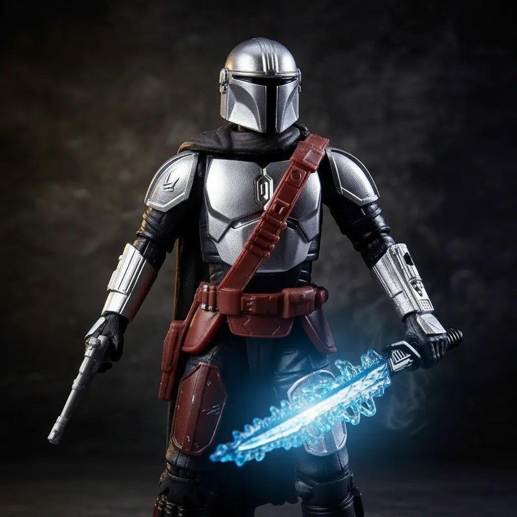 Star Wars Epic World Action Power The Force The Mandalorian-4