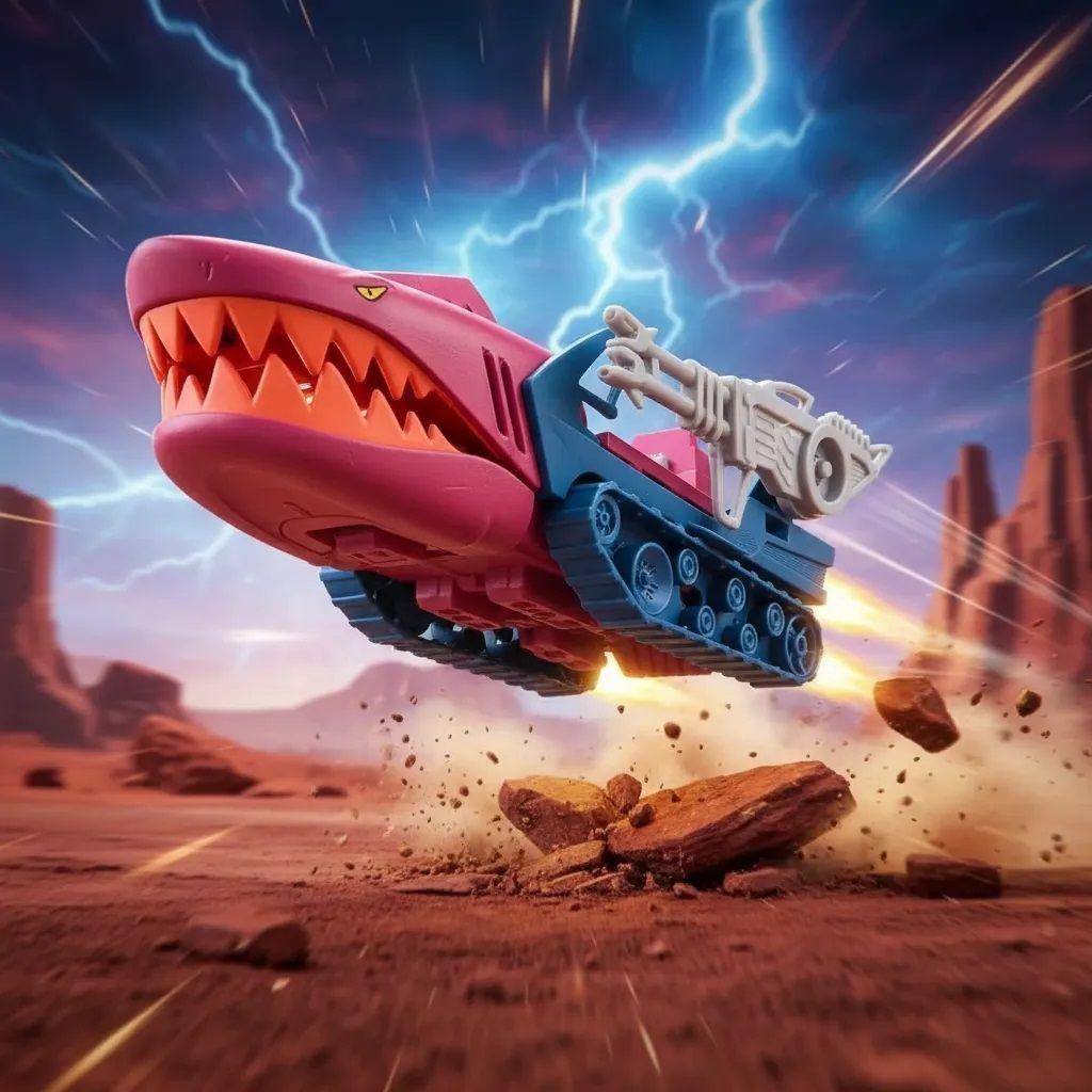 Origins He man Masters Of The Universe Land Shark Motu-3