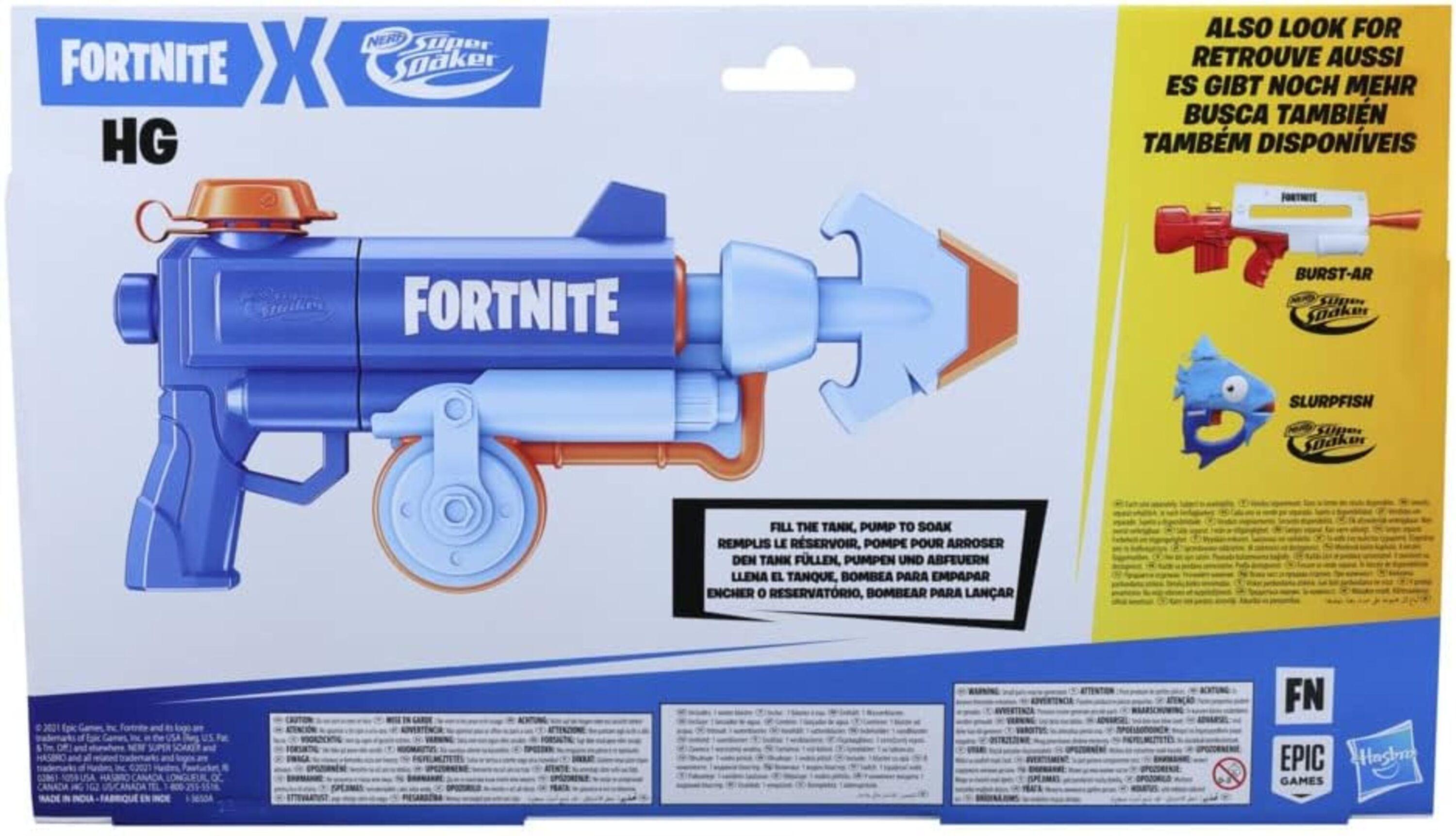 Nerf Super Soaker Fortnite Hg Lanzador Pistola De Agua-6