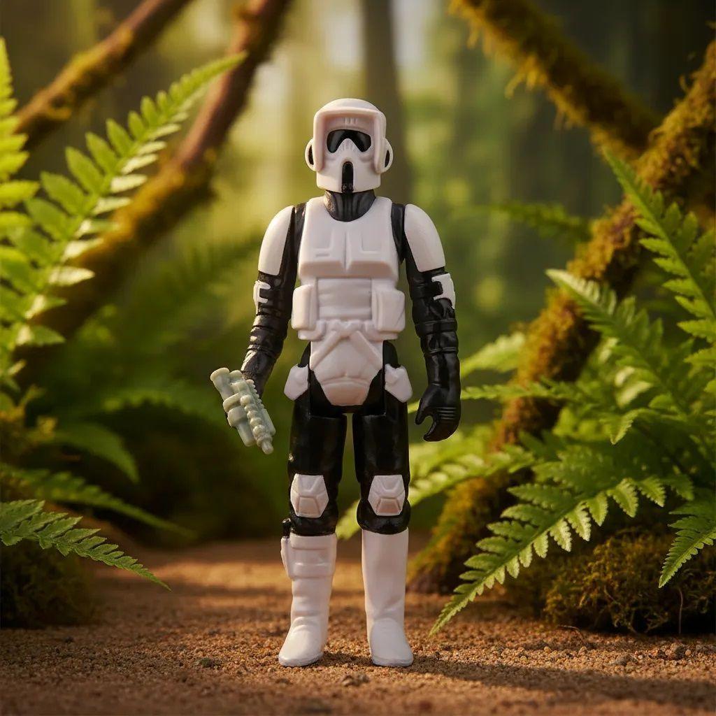 Figura Star Wars Biker Scout Retro Collection Kenner Return-4