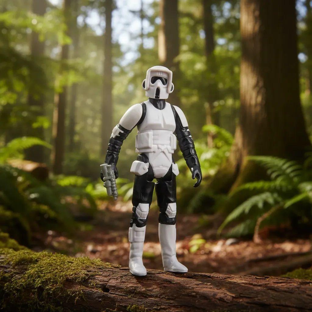 Figura Star Wars Biker Scout Retro Collection Kenner Return-5