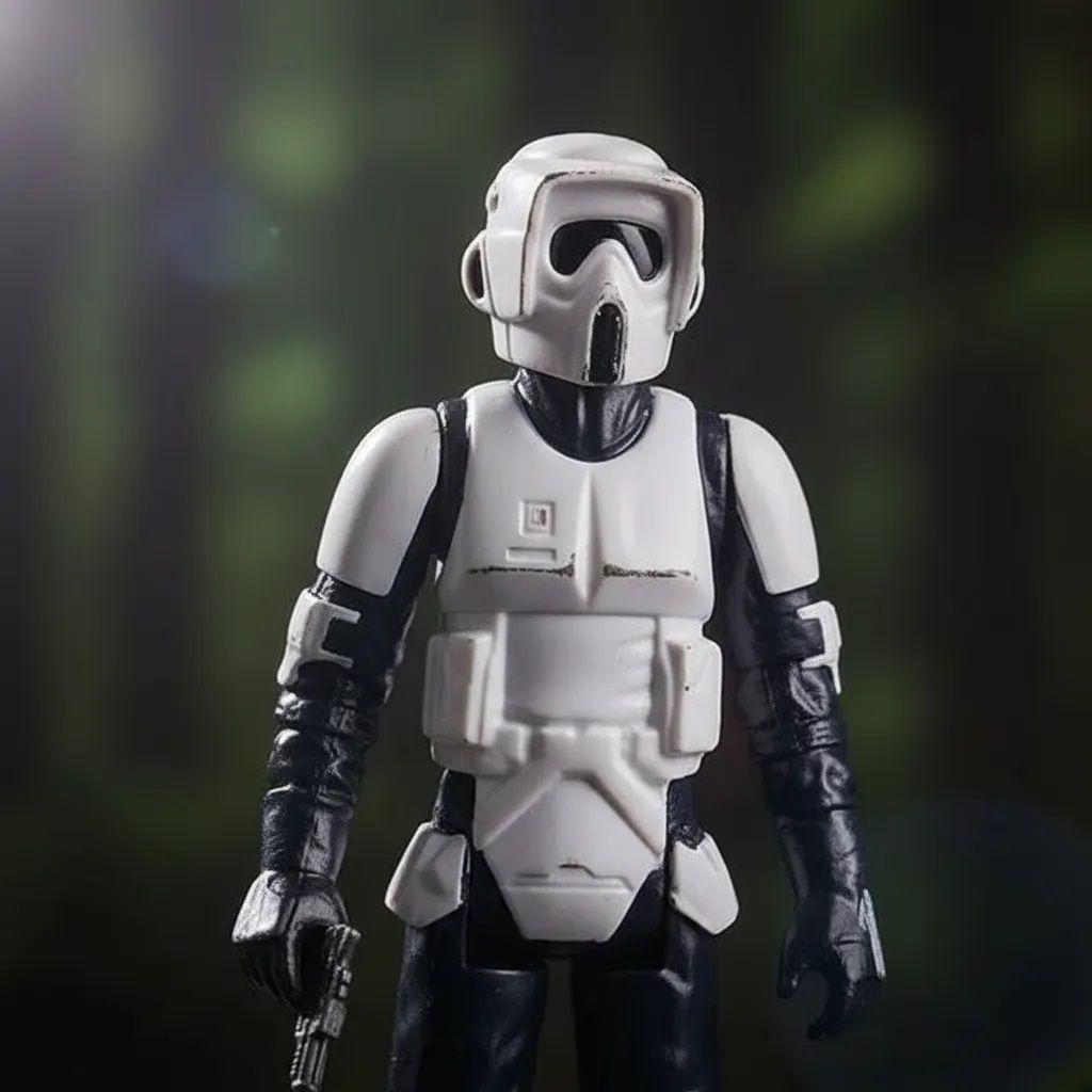 Figura Star Wars Biker Scout Retro Collection Kenner Return-7
