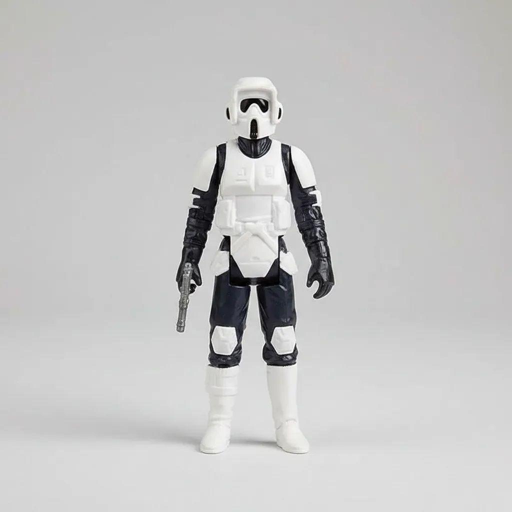 Figura Star Wars Biker Scout Retro Collection Kenner Return-8