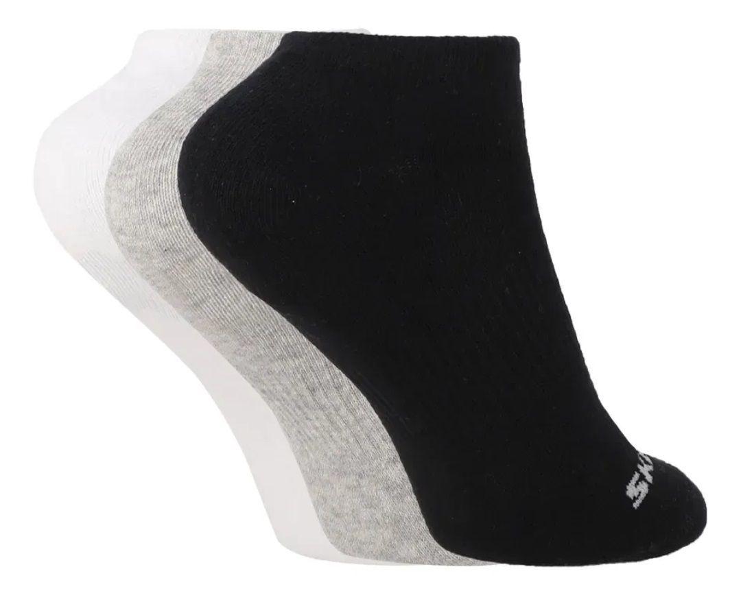 Pack 3 Pares Calcetines Tobilleros Skechers Womans Qtr Crew-1