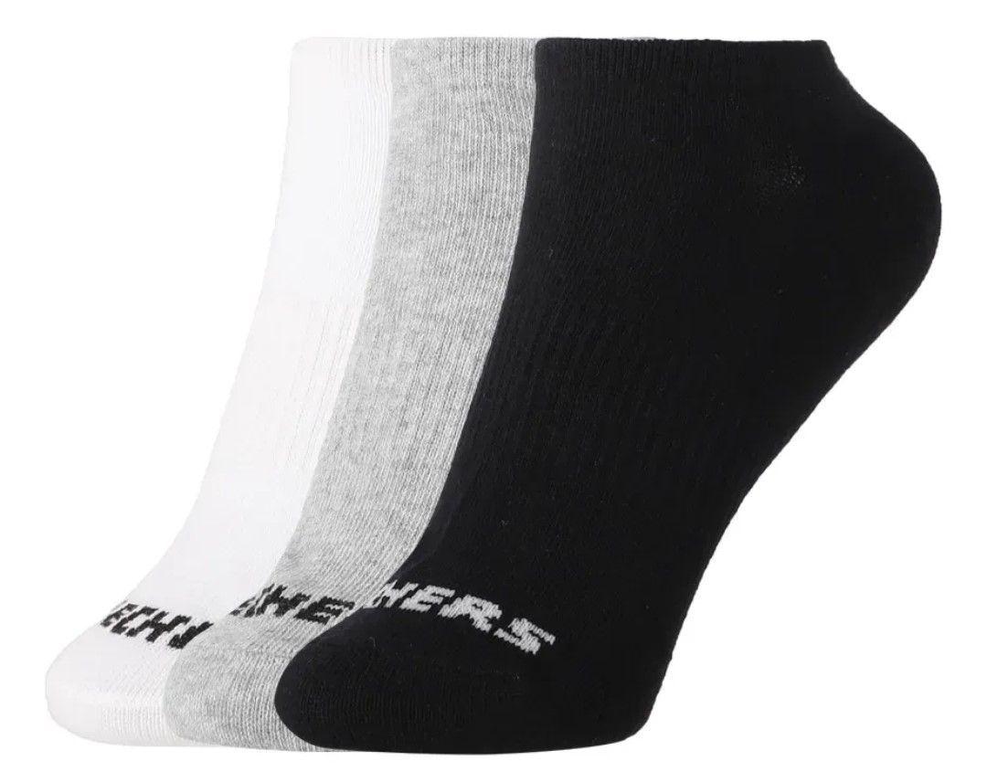 Pack 3 Pares Calcetines Tobilleros Skechers Womans Qtr Crew-3