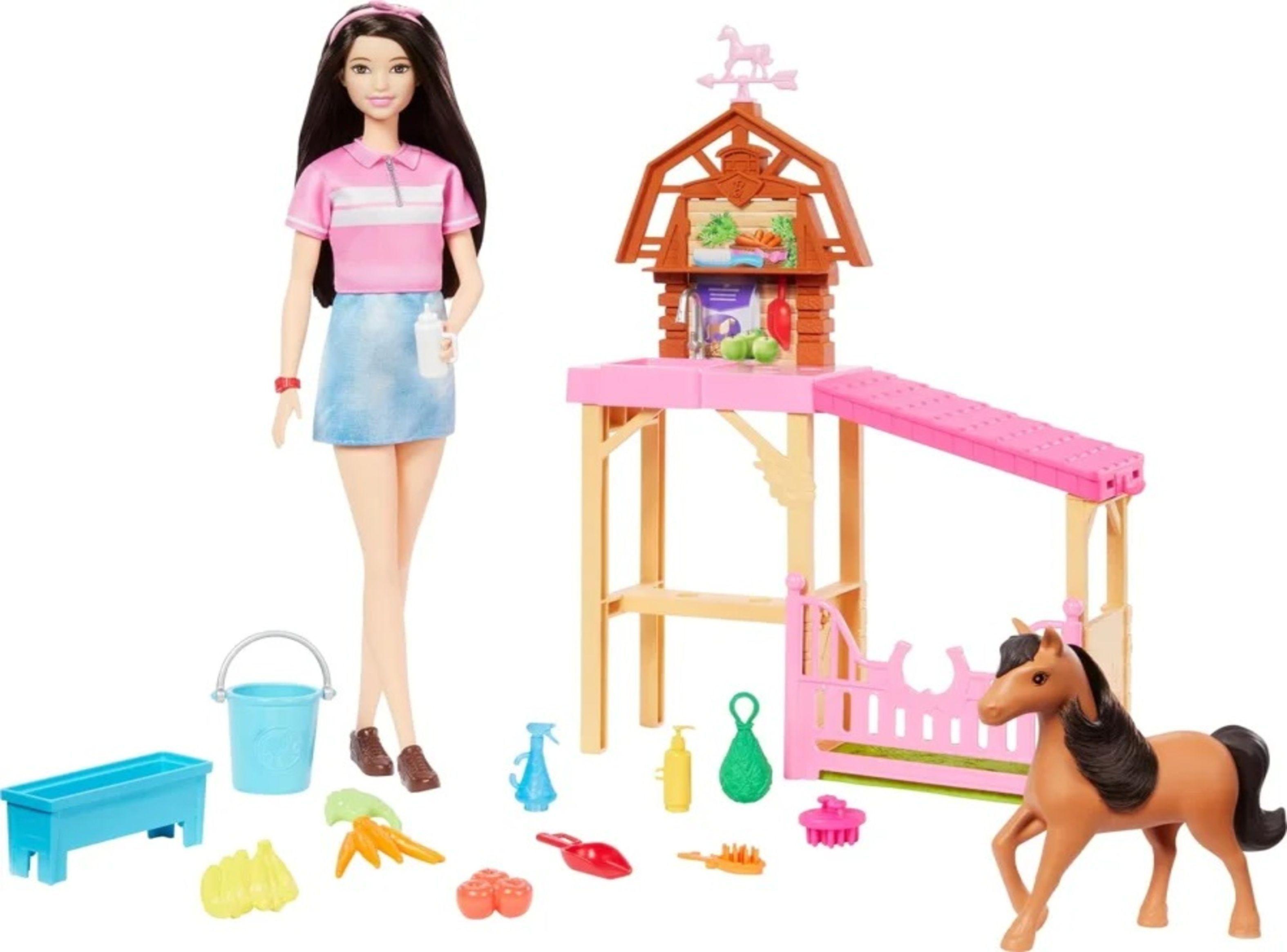 Barbie Mysteries Set De Juego Cuidado De Ponys Con Renee-4
