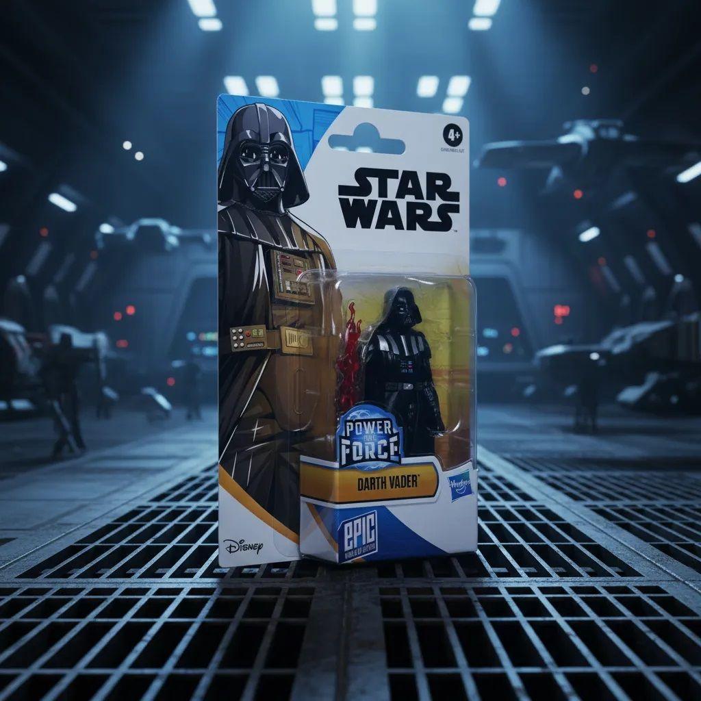 Star Wars Epic World Action Power The Force Darth Vader-3
