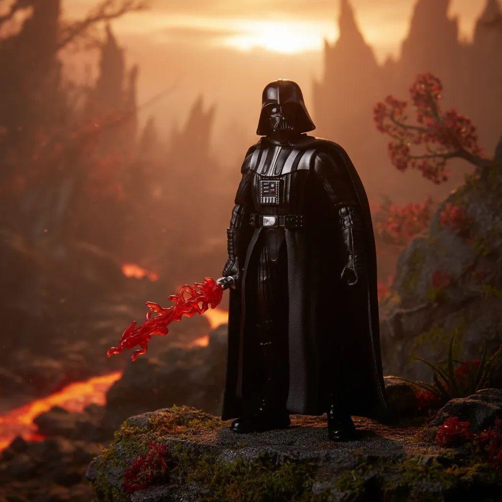 Star Wars Epic World Action Power The Force Darth Vader-6