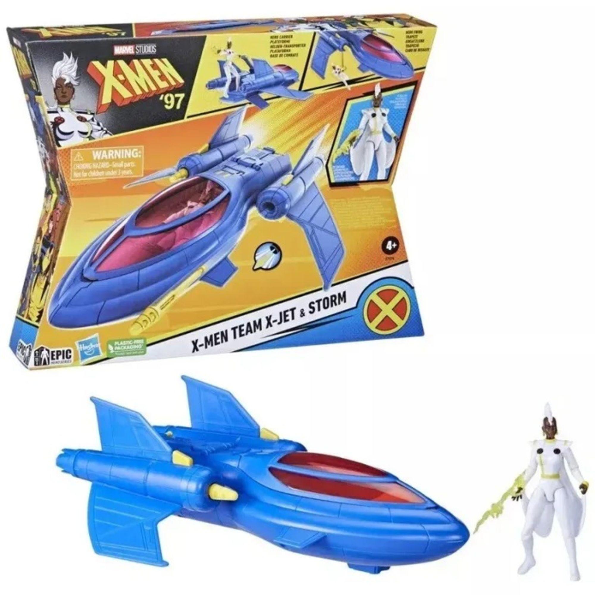 Marvel Studios X-men 97 X-men Team X-jet Con Figura Storm-4