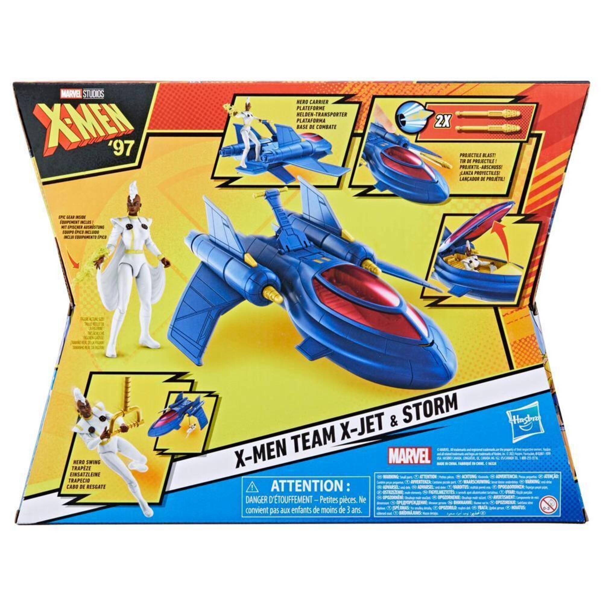 Marvel Studios X-men 97 X-men Team X-jet Con Figura Storm-3