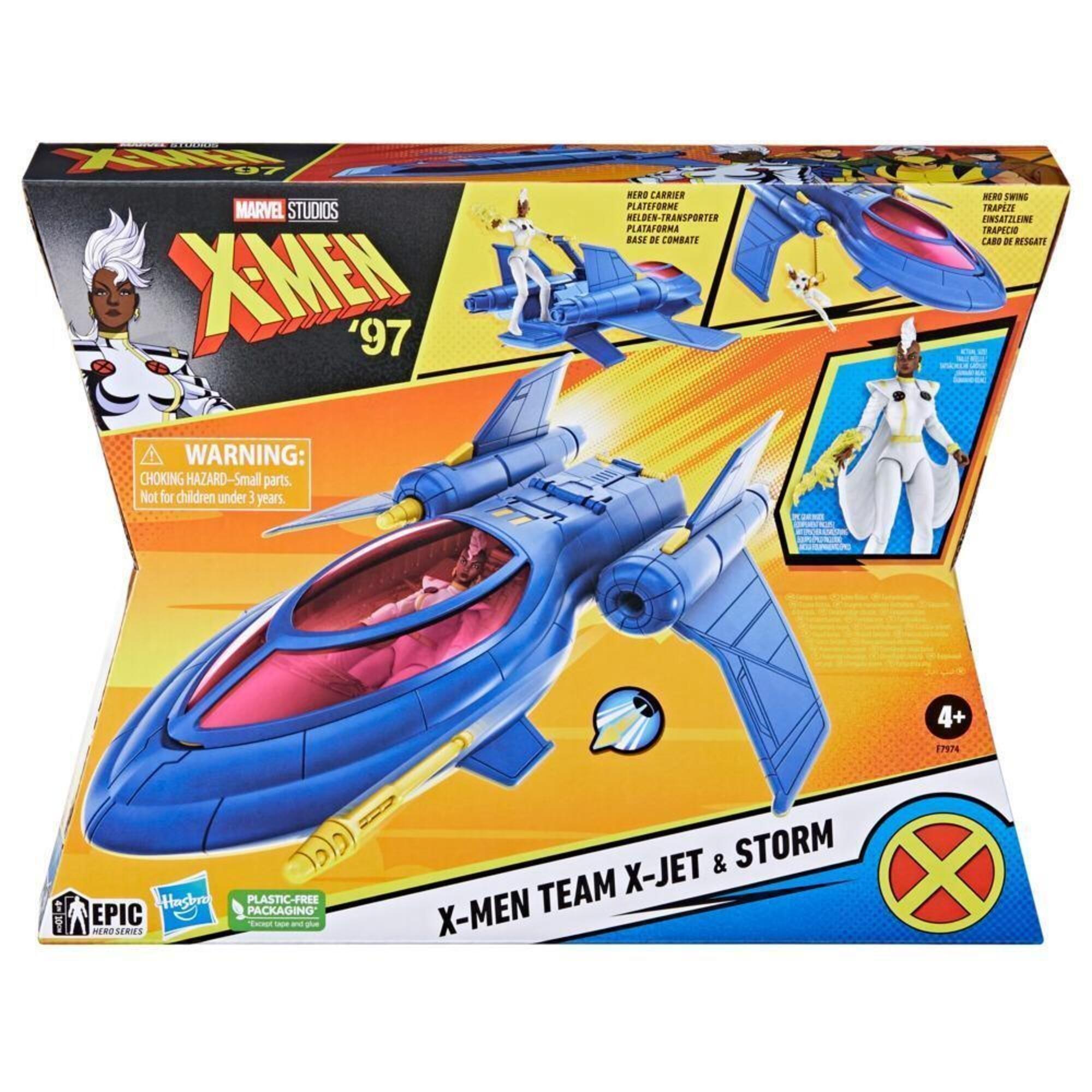 Marvel Studios X-men 97 X-men Team X-jet Con Figura Storm-0