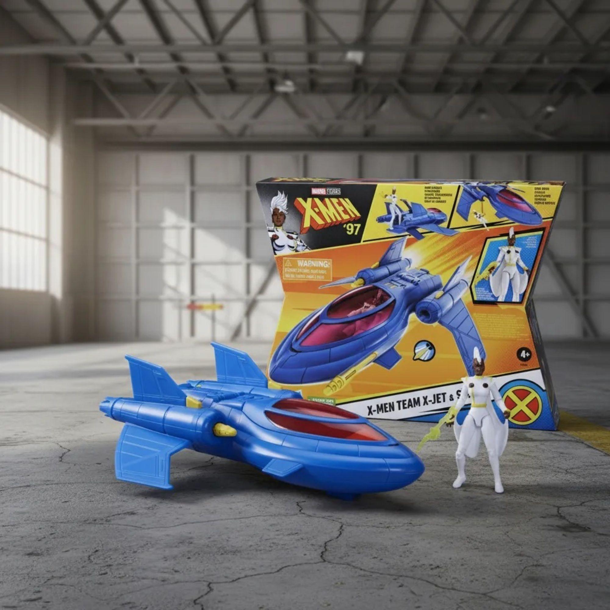 Marvel Studios X-men 97 X-men Team X-jet Con Figura Storm-5