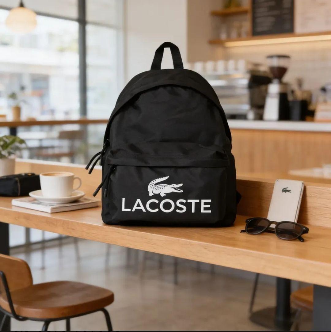 Mochila Deportiva Lacoste 19 9l Nu5182z Poliester Croc Sport-9
