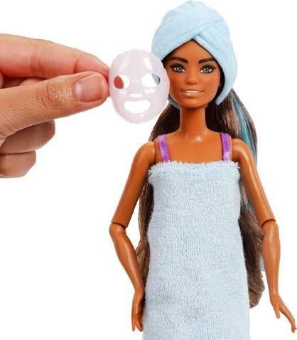 Barbie Party Unboxed Glam Vestido Azul Sorpresa Color Change-2