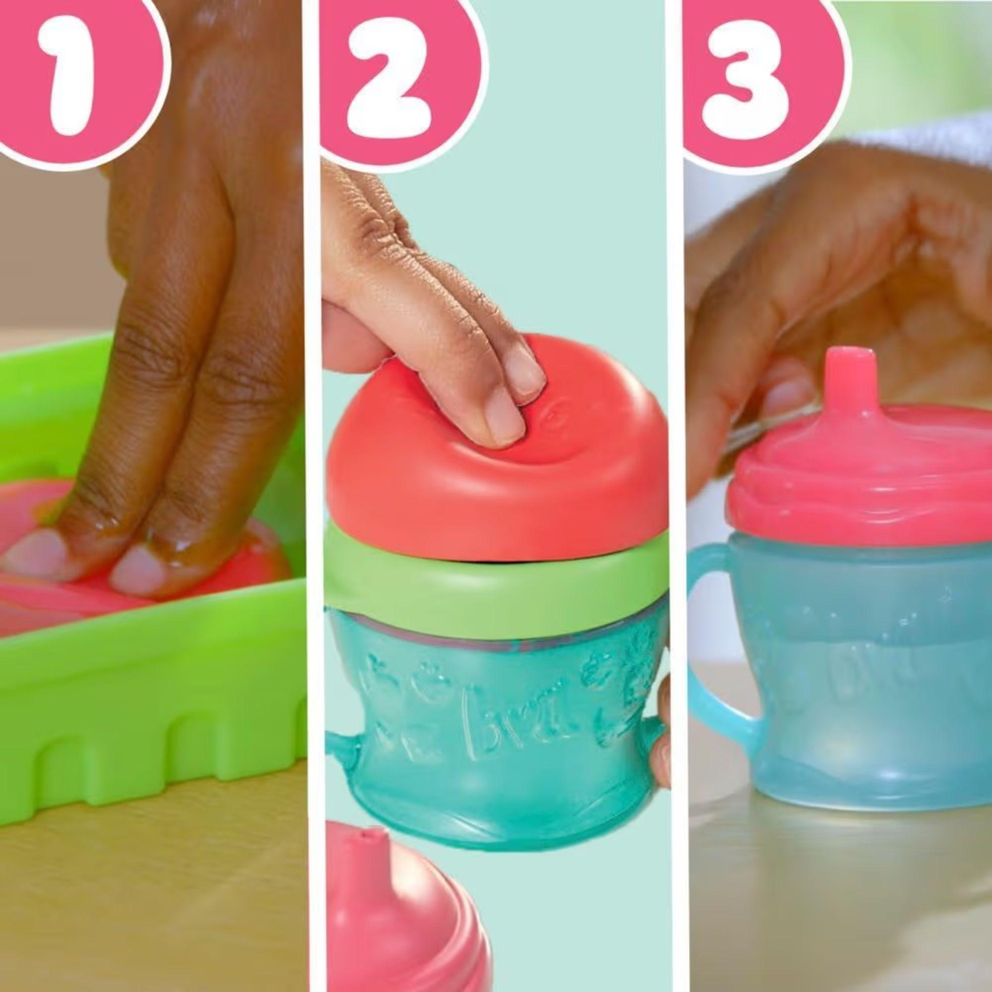 Muñeca Baby Alive Bebidas de Frutas Manzana Cabello Rubio Hasbro-4