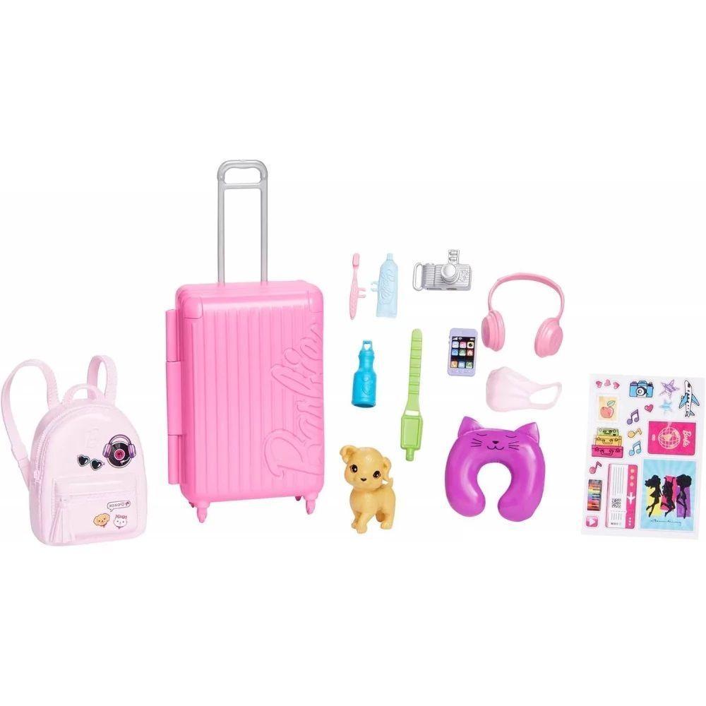 Barbie Malibu Muñeca Viajera con Cachorro-3