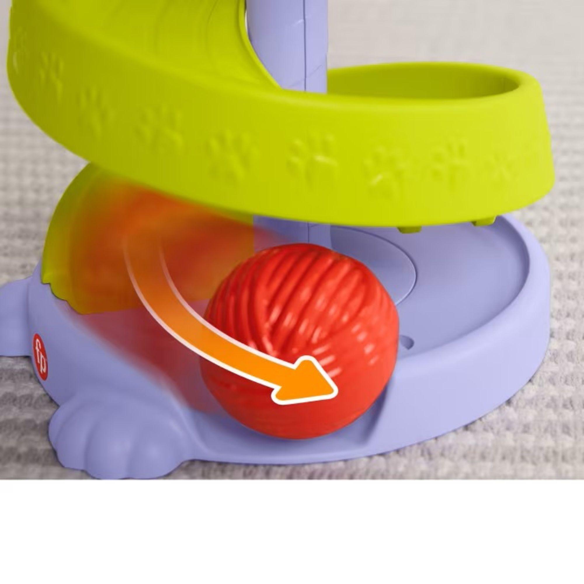 Fisher Price Juguete para Bebés Gatito Pelotitas Rodantes-4