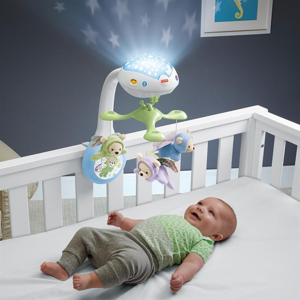 Fisher Price Móvil 3 En 1 Sueños De Mariposa Con Proyector-3