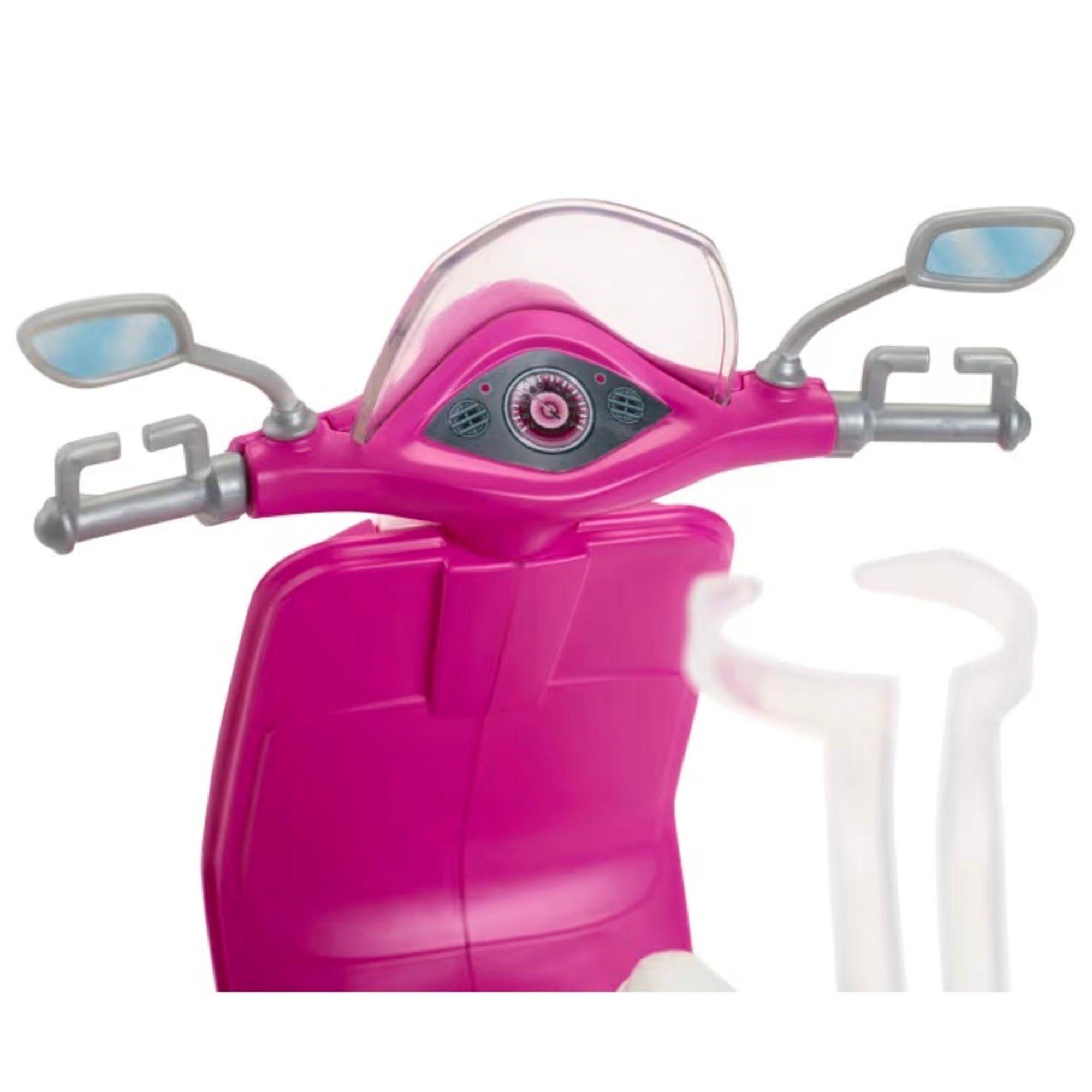 Mu eca Barbie Paseo Sobre Ruedas Moto Scooter Gbk85-3