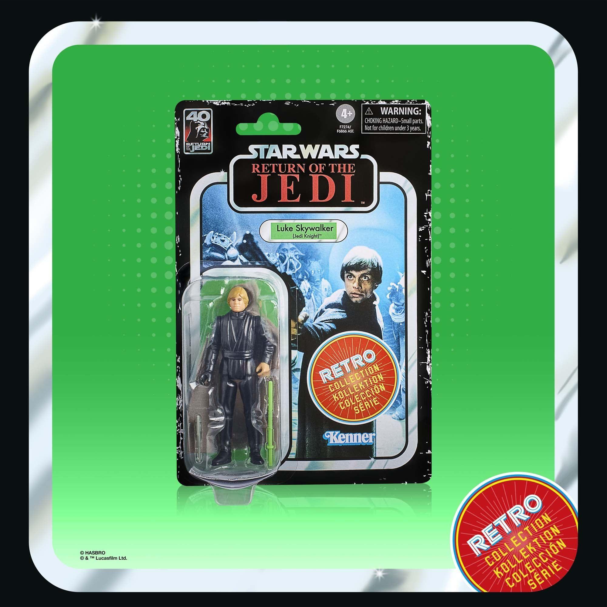 Figura Retro Kenner Star Wars Jedi Knight Luke Skywalker-4