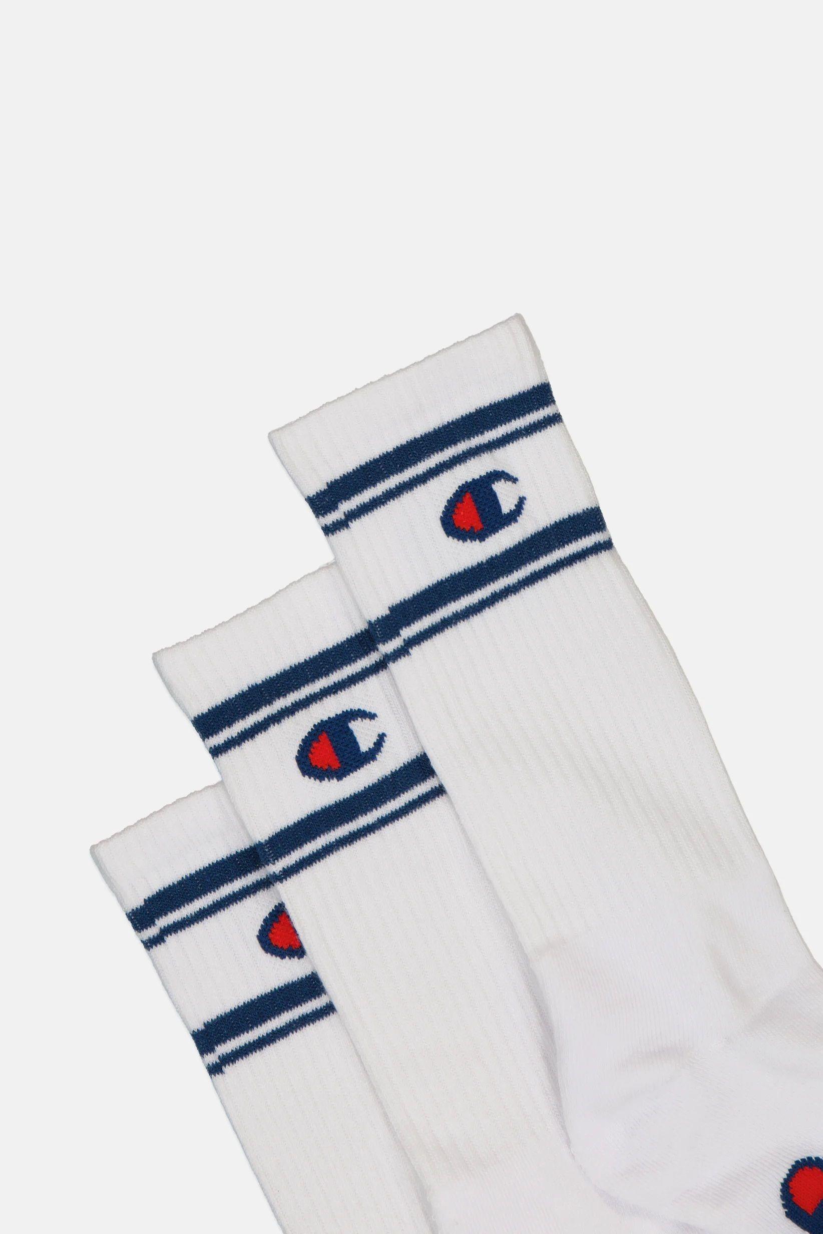 Calcetines Pack 3 Pares Champion Unisex Crew Deportivos Bl-4