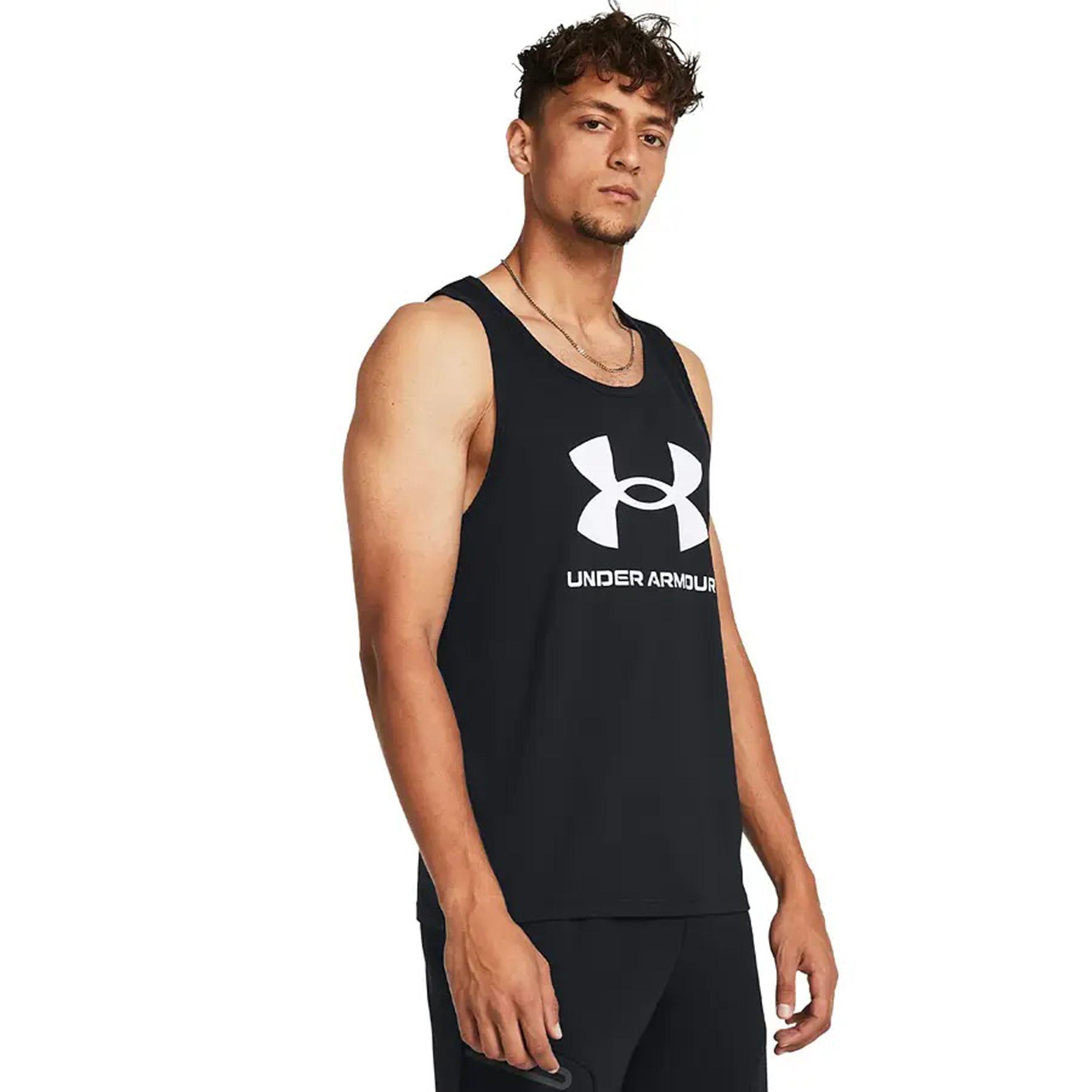Camiseta Under Armour Sportstyle Logo Tank Polera Sin Mangas Heat Gear-1