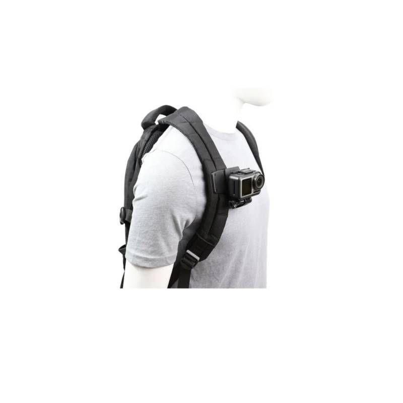 Soporte Montura Tipo Clip Compatible Gopro Hero Para Mochila-0