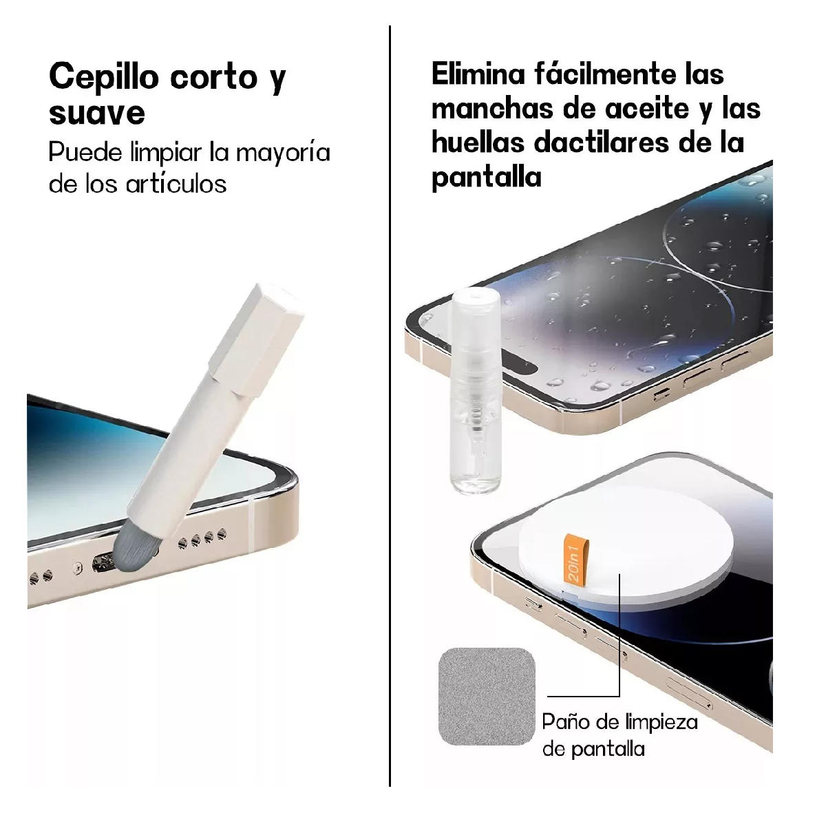 Kit Limpieza Electrónica 20 en1 Para Macbook iPad iPhone-3