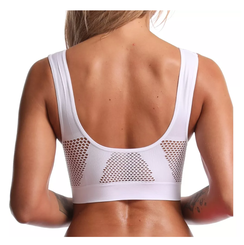 Sostén Peto Deportivo Elasticado Mujer Fitness-1