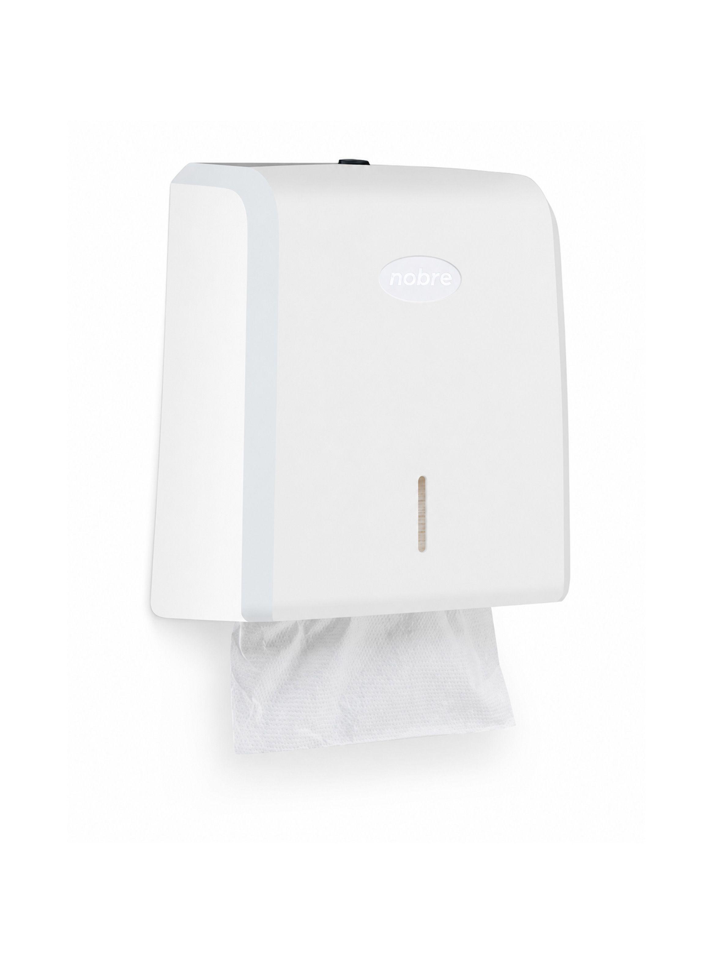 Dispensador Para Toalla Interfoliada Corto Blanco Cl sico-1