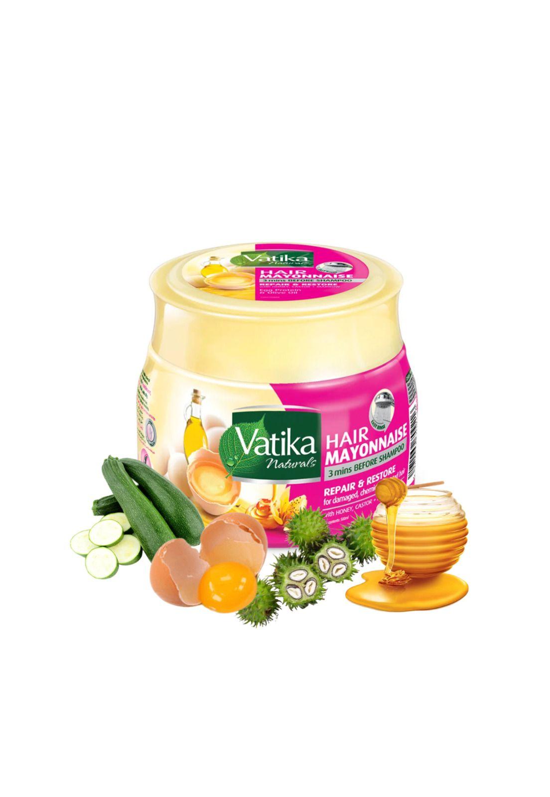 Vatika Mayonesa Capilar Restauración 500 ml-2