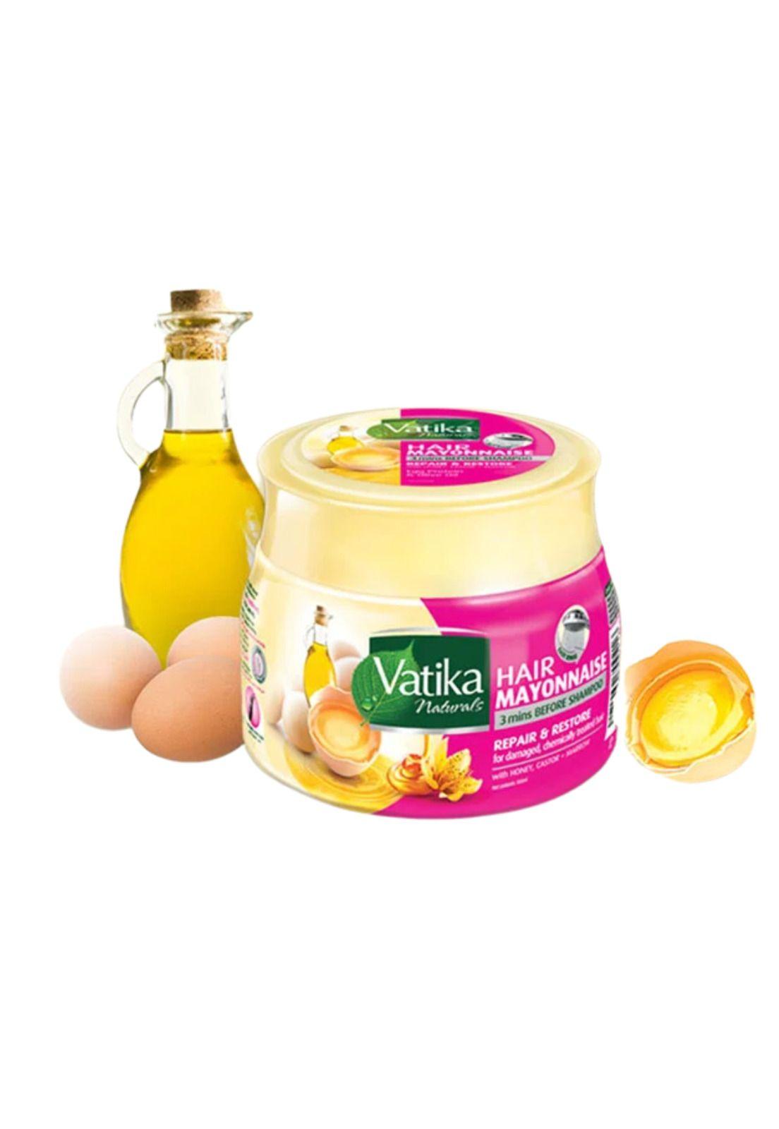 Vatika Mayonesa Capilar Restauración 500 ml-3
