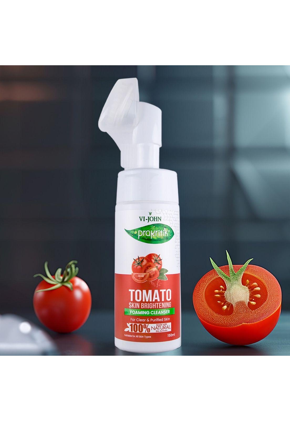 Prakritik Jabón Espumoso Facial Tomate 150 ml-2